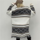 cardigan senza bottoni etnico